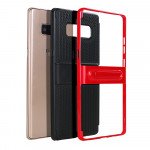 Wholesale Galaxy Note 8 Slim Fit Kickstand Hybrid Case (Rose Gold)